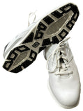 Foot Joy Pro/SL 10 1/2M White/Grey Leather Golf Shoes