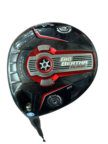 Callaway LH Big Bertha Alpha 815 10.5° Driver Riptide 5.5 50g R Flex Shaft