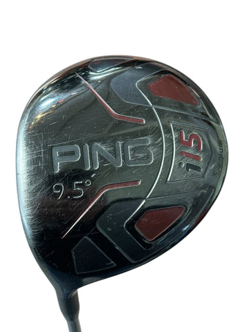 Ping LH i15 9.5° Driver TFC700D Stiff Flex Shaft Lamkin Crossline 360 Grip