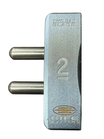 Rife Two Bar Blade #2 35" Putter Rife Steel Shaft Lamkin Etched Grip
