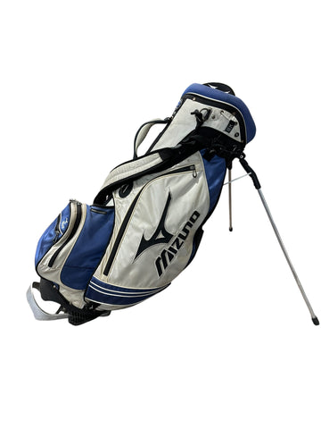 Mizuno Stand Bag 7-Way Divider 5 Pockets Harness Handle Rain Hood