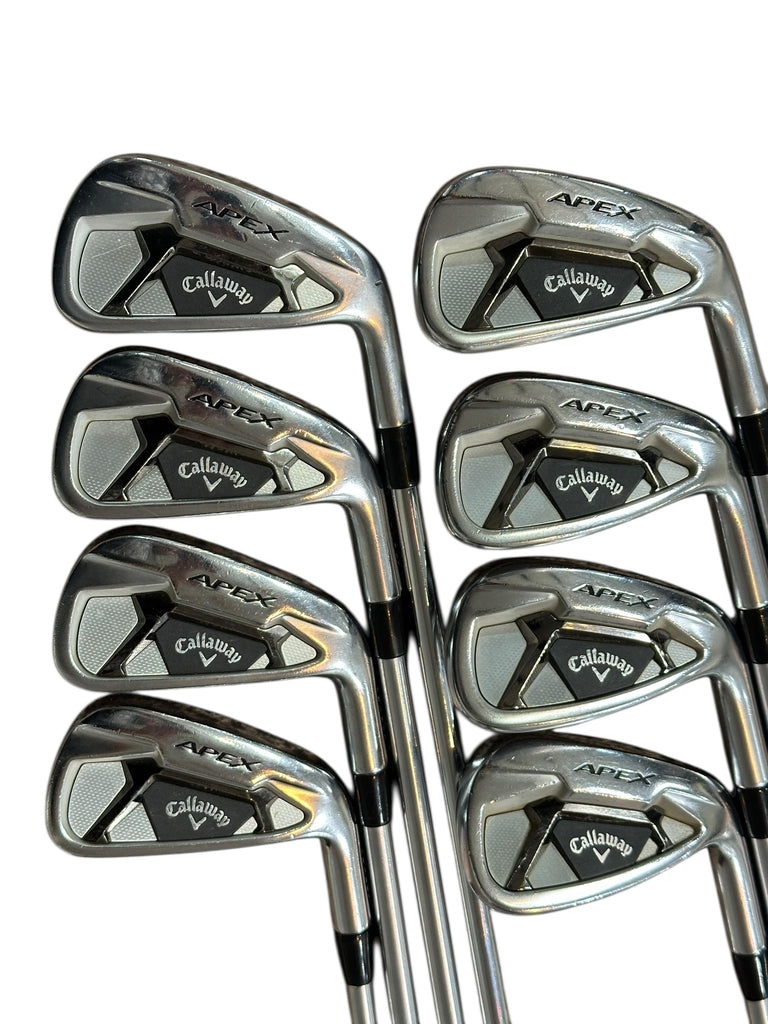Callaway Apex Iron Set 3-PW Project X LZ 125g 6.5 X Flex Shafts GP +4 Grips