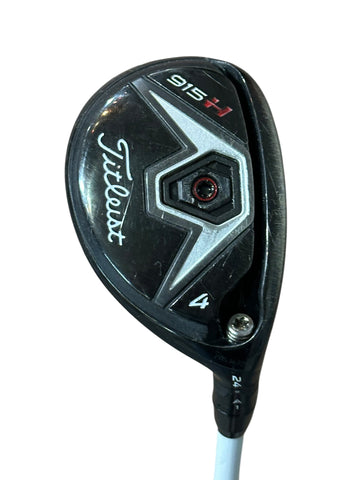 Titleist 915H 24° 4 Hybrid Ascent 50g R Flex Shaft Golf Pride Tour Velvet Grip