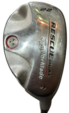 TaylorMade Rescue Dual 22° 4 Hybrid TM Hybrid 65 S Flex Shaft TM Grip