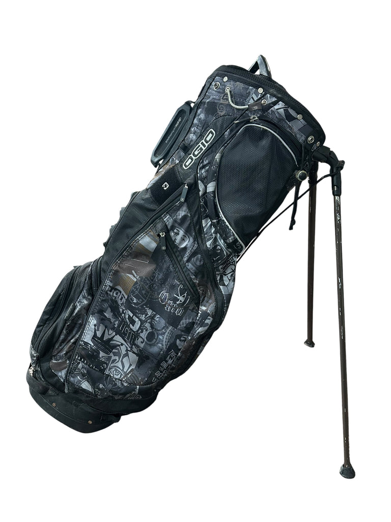 Ogio Stand Bag 8-Way Divider 7 Pockets Harness Handle No Rain Hood