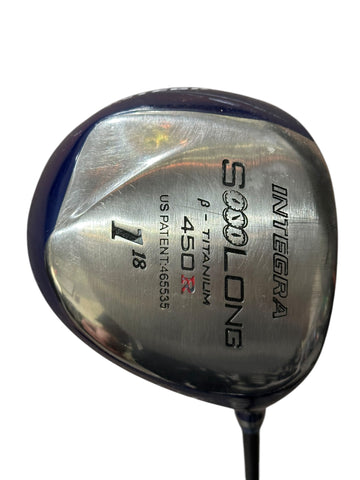 Integra Sooo Long 450R 18° Driver Integra 3.0 Sr Flex Shaft Kelmac Grip