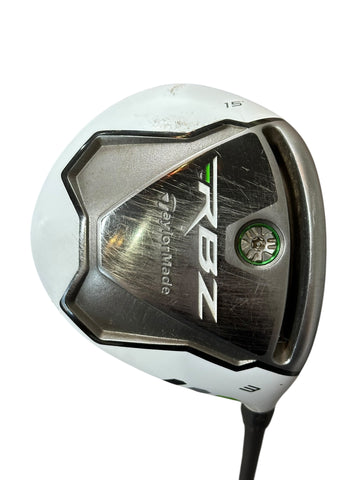TaylorMade RBZ 15° 3 Wood RBZ Matrix Ozik S Flex Shaft TaylorMade FCT Grip