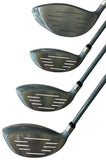 Patriot Golf F35 Woods Driver/3/5/7 Accuflex Pro LD R Flex Shafts Patriot Golf Grips