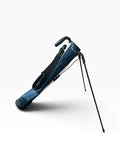 Orlimar Sunday Stand Bag 2-Way Divider 1 Pocket Strap Handle Blue/White