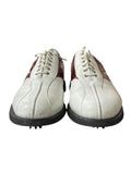 Foot Joy Classics Tour Golf Shoes US13 White/Maroon No Box