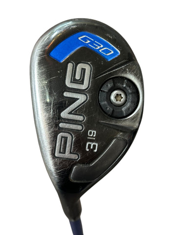 Ping LH G30 19° 3 Hybrid TFC419 Stiff Flex Shaft Ping Grip