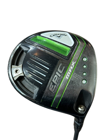 Callaway Epic Max 10.5° Driver Hzrdus Smoke iM10 6.0 50g S Flex Shaft Z Grip