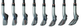 Cobra Amp Iron Set 4-GW Amp Stiff Flex Shaft Lamkin REL Grips