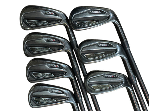 Titleist T100s Iron Set 4-PW +1/2" Project X LZ 6.0 S Flex Shafts Crossline Grips