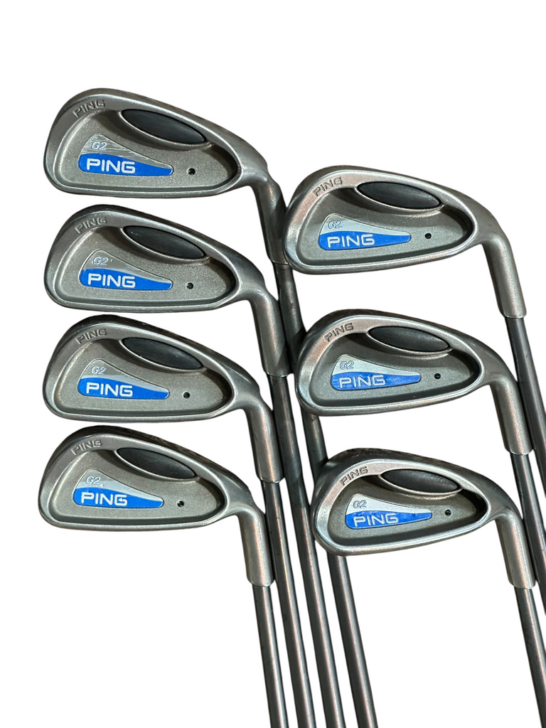 Ping G2 Black Dot Iron Set 4-W -1" TFC100 R Flex Shafts GP Tour Wrap Grip