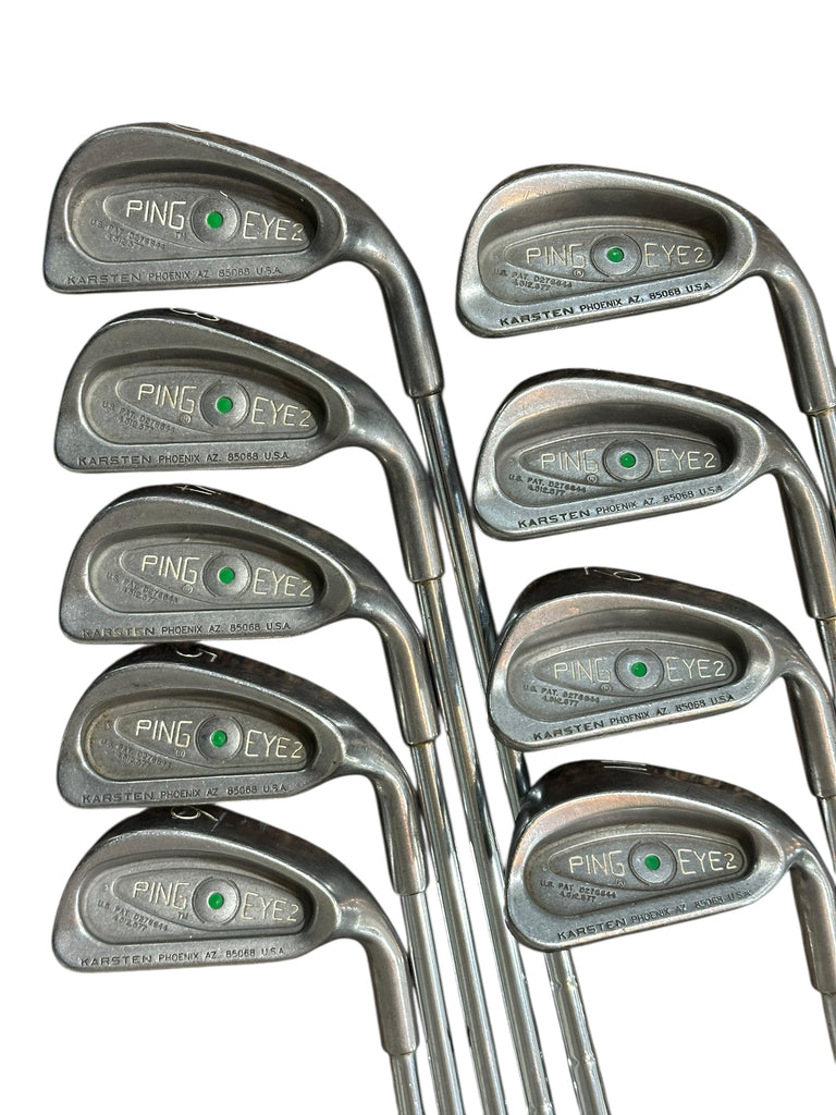 Ping Eye 2 Green Dot Iron Set 2-PW +1/2" Karsten S Flex Shafts