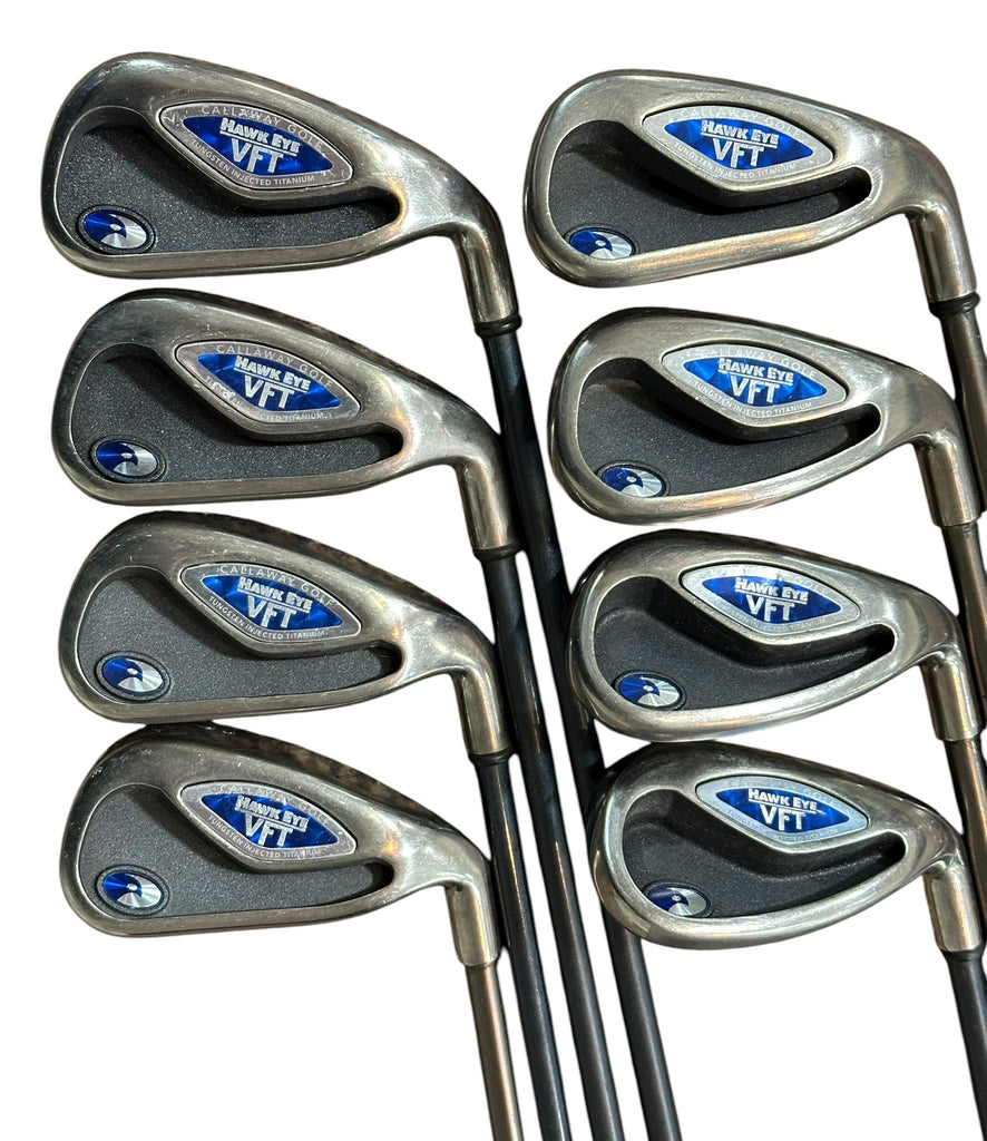 Callaway Hawk Eye Iron Set 3-SW R Flex (NO 9 IRON) See Description for Shafts