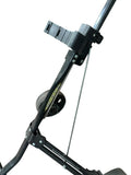 Bag Boy M-370 3 Wheel Push Cart Scorecard Holder Drink Holder 2 Ball Holders