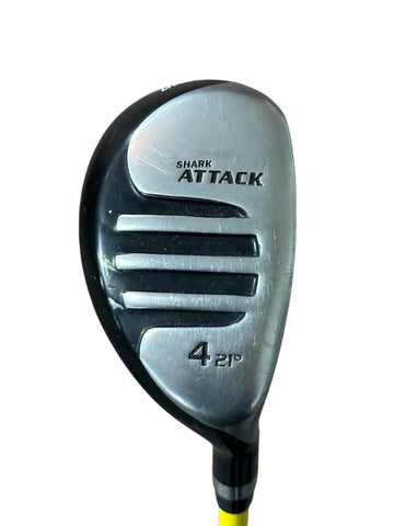 Shark Attack 21° 4 Hybrid UST Hybrid Technology S Flex Shaft Crossline Grip