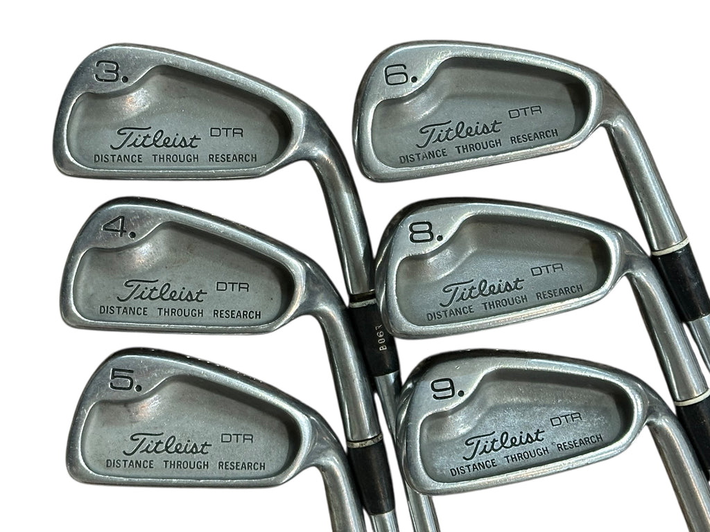 Titleist DTR Iron Bundle (3, 4, 5, 6, 8, 9) Dynamic Gold S300 Stiff Flex Shafts