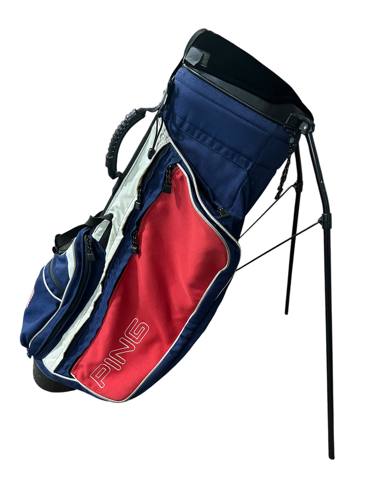 Ping Stand Bag 4-Way Divider 6 Pockets Shoulder Harness Carry Handle