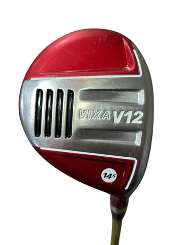 Vixa V12 14.5° Fairway Wood w/HC Vixa 70g S Flex Shaft GP MCC +4 Grip