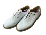 Foot Joy Dry Joys Premiere Series Leather Golf Shoes US-10.5 Wide White
