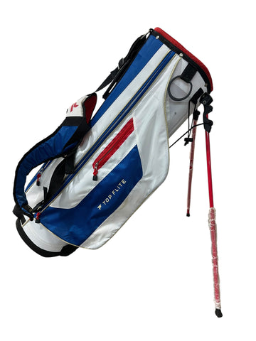 Top Flite Stand Bag 6-Way Divider 4 Pockets Shoulder Harness Carry Handle