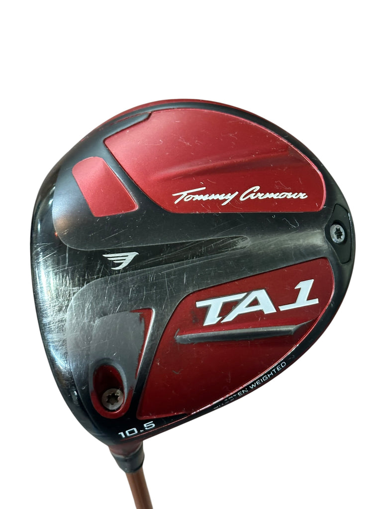 Tommy Armour TA1 10.5° Driver Loomis Golf S Flex Shaft GP Tour Velvet Grip