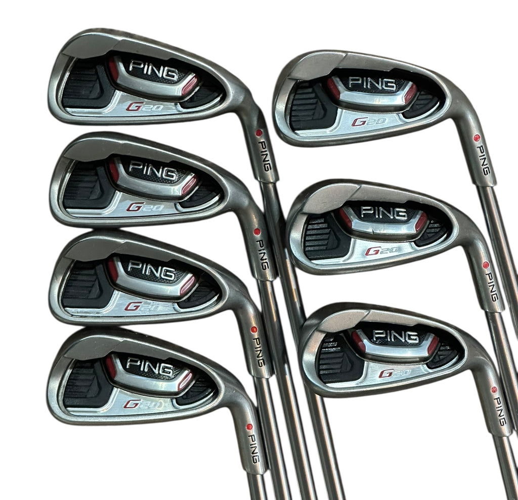 Ping G20 Red Dot Iron Set 5-UW TFC169I Ladies Flex Shafts Ping Grips