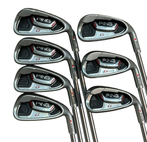 Ping G20 Red Dot Iron Set 5-UW TFC169I Ladies Flex Shafts Ping Grips