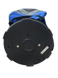 Ultimate Cart Bag 14-Way Divider 8 Pockets Strap Handle Rain Hood Black/Blue