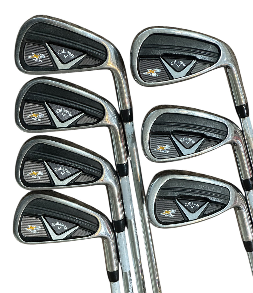 Callaway X2 Hot Pro Irons 4-PW +1/2" Project X 6.0 S Flex Shafts