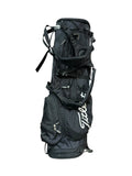 Titleist Stand Bag 6-Way Divider 6 Pockets Shoulder Harness Carry Handle Black