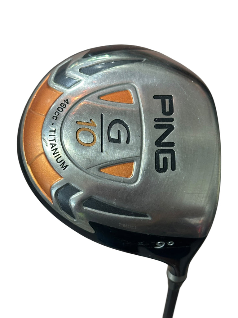 Ping G10 9° Driver Competition Series 65g R Flex Shaft Crossline Black Grip
