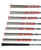 TaylorMade R7 Draw Irons 3-PW TM T-Step 90g R Flex Shafts Kingrasp Grips