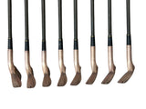 PGA T-Line BeCu Iron Set 3-10 PGA Sr Flex Shafts GP Tour Wrap Grips