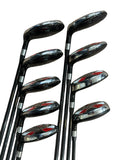 Majek LH K5S Hybrid Iron Set 3-SW Majek K5S Senior Flex Shafts Majek Grips