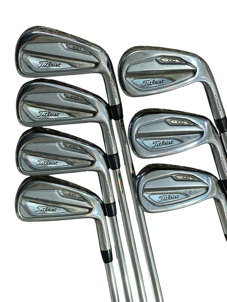 Titleist T100 Forged Irons 4-PW Project X ZZ LZ 6.0 S Flex Shafts Tour Velvet Grips