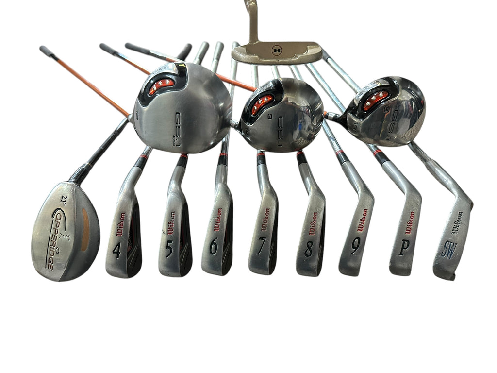GS-1 Wilson Staff Men's Right Hand Complete Golf Club Set R Flex SET-010325T03