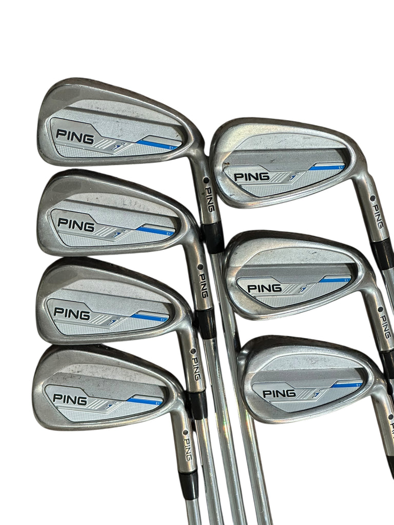 Ping i-E1 Black Dot Iron Set 5-UW Project X 6.0 S Flex Shafts Tour Velvet Grips