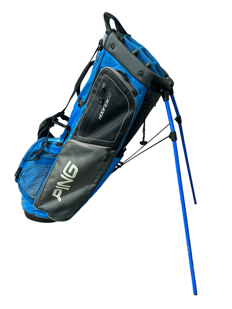 Ping Hoofer Stand Bag 14-Way Divider 7 Pockets Harness Handle Rain Hood
