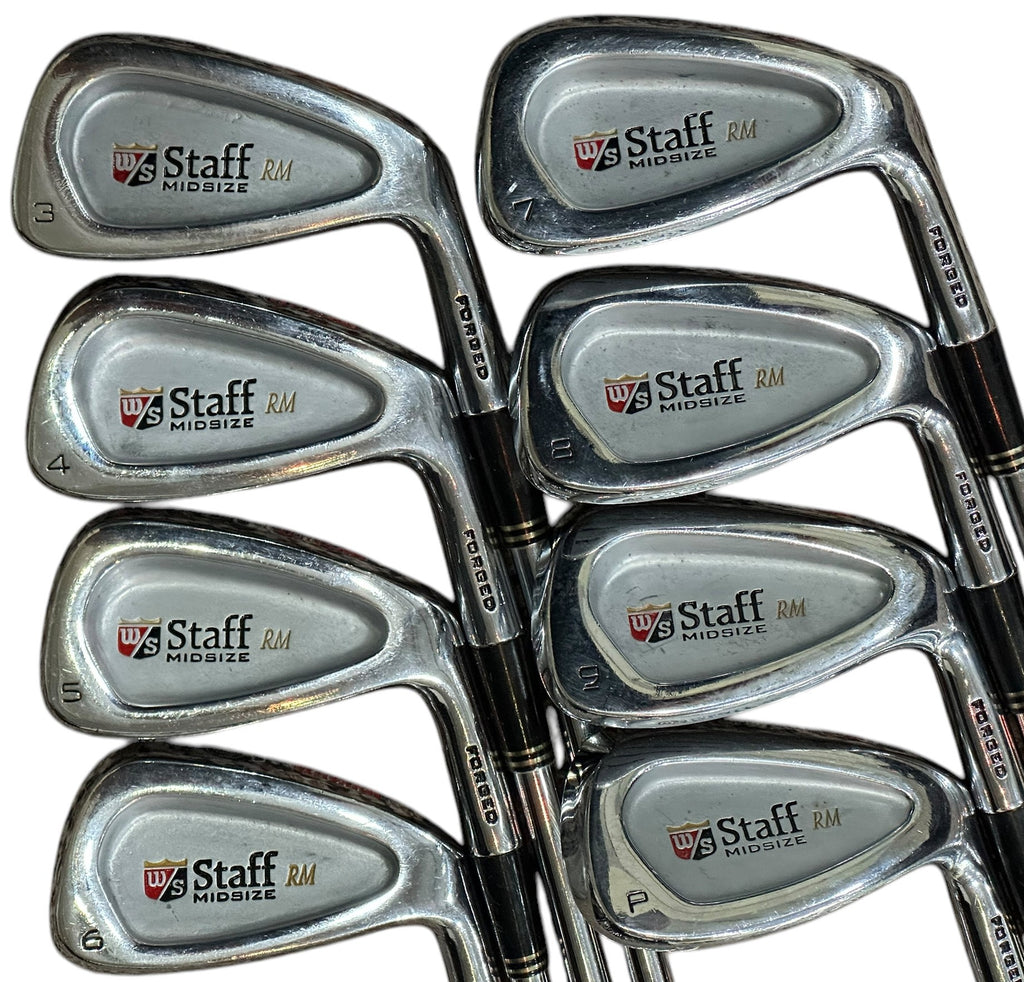 Wilson Staff Midsize RM Irons 3-PW Firestick 2.8 R Flex Shafts Tour Wrap Grips