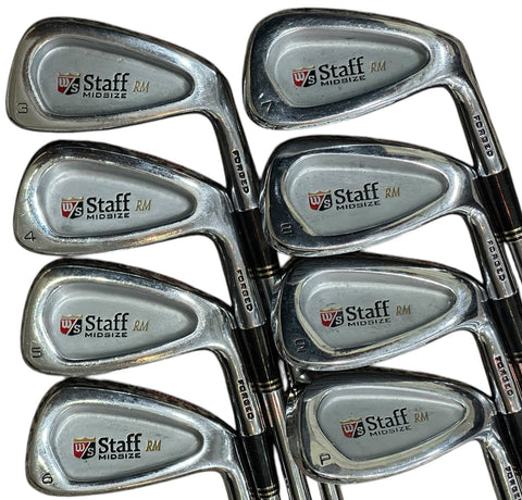Wilson Staff Midsize RM Irons 3-PW Firestick 2.8 R Flex Shafts Tour Wrap Grips