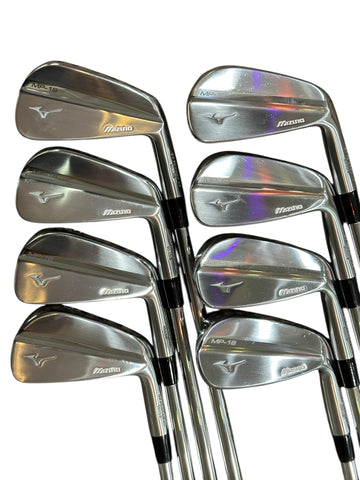Mizuno MP-18 Iron Set 3-PW DG S300 S Flex Shafts GP Tour Wrap Grips