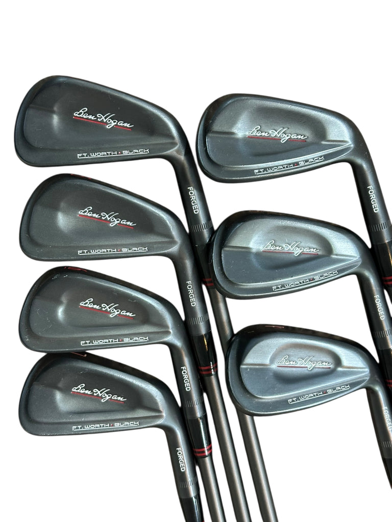 Ben Hogan Fort Worth Black Iron Set 4-PW +1/2" Recoil F3 R Flex Shafts
