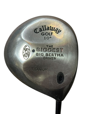 Callaway The Biggest Bertha 10° Driver Harrison 2.5 R Flex Shaft Tour Velvet Grip