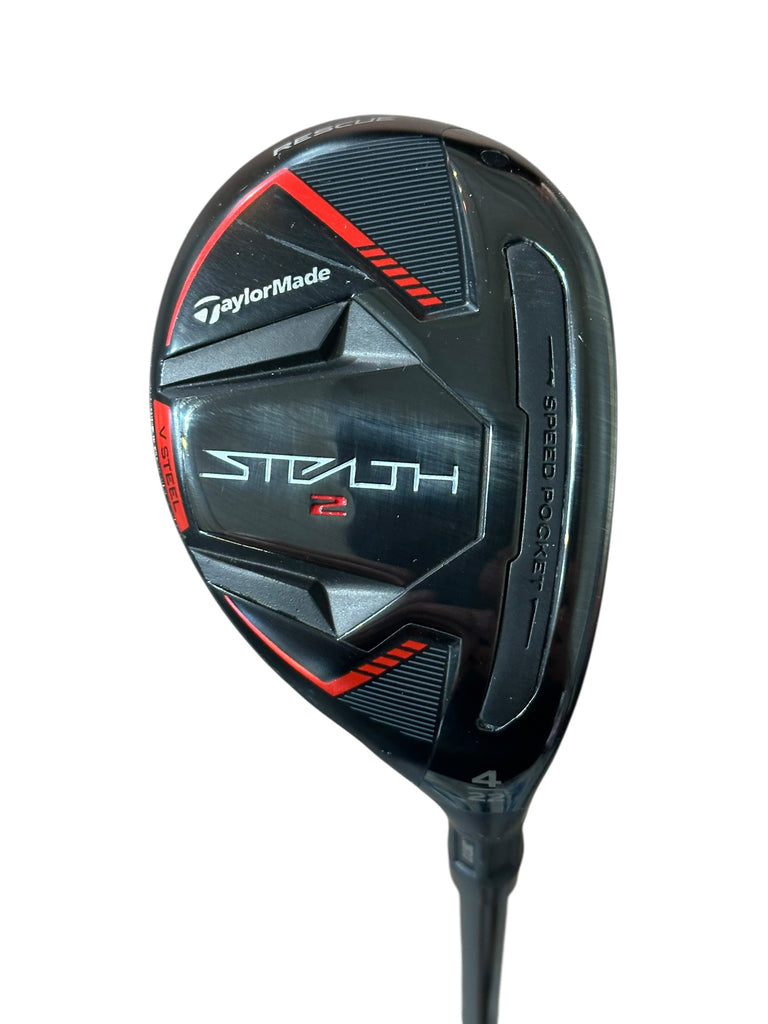 TaylorMade Stealth 2 Rescue 22° 4 Hybrid Ventus R Flex Shaft Crossline 360 Grip