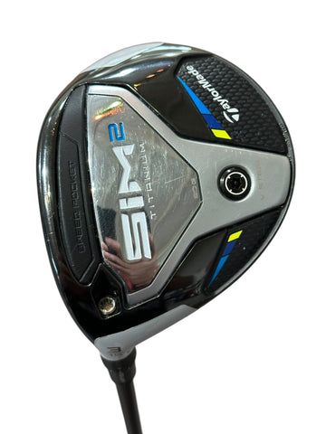TaylorMade LH Sim2 15° 3 Wood Tensei AV 65g R Flex Shaft Golf Pride Z Grip