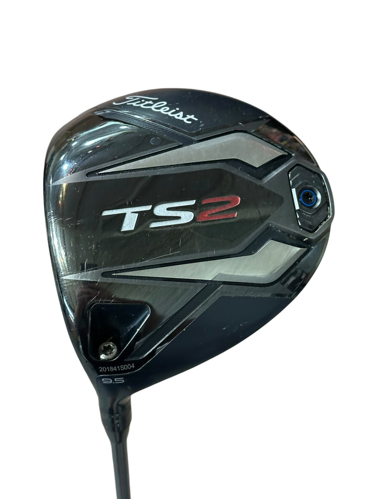 Titleist LH TS2 9.5° Driver Rogue Max 65g Stiff Flex Shaft Golf Pride CP2 Pro Grip